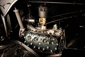 Ford woodie deluxe station wagon 1935. Artist: Simon Clay
