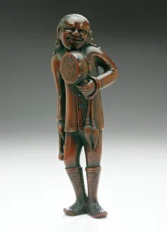 Foreign Drum Master, Late 18th-early 19th century. Creator: Tanaka Minko