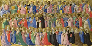 Christian Martyr Collection: The Forerunners of Christ with Saints and Martyrs (Panel from Fiesole San Domenico Altarpiece), c
