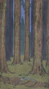 Behrens Gallery: The Forest, 1901. Artist: Peter Behrens