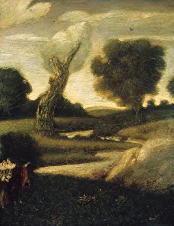 The Forest of Arden, 1888-97 (?), reworked 1908 (?). Creator: Albert Pinkham Ryder The Forest of Arden, 1888-97 (?), reworked 1908 (?). Creator: Albert Pinkham Ryder