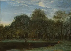 Forest Clearing with Grazing Deer, 1658. Creator: Adriaen van de Velde
