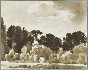 Kobell Franz Prints: Forest Edge on a Brilliant Day, c. 1800. Creator: Franz Kobell