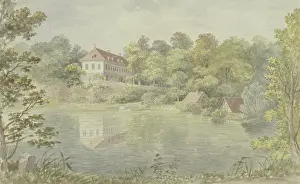 Water Surface Prints: The forest house in Wilhelmstal near Eisenach, c1800-1806. Creator: Georg Melchior Kraus