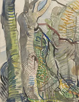 Forest landscape, 1891-1935. Creator: Herman Kruyder