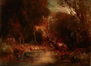 Forest Landscape, 3rd quarter of 19th century. Creator: Auguste Francois Ravier
