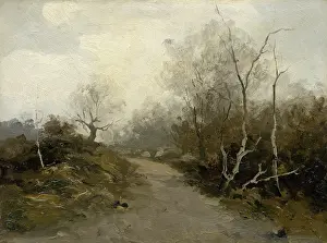 Felicin Moczik Prints: Forest road, 1880-1900. Creator: Felician Moczik