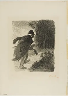 The Forest Singer, 1897. Creator: Theophile Alexandre Steinlen