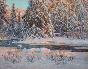 Forest stream. Motif from Svartskär, Dalarna, 1918. Creator: Schultzberg, Anshelm Leonard (1862-1945)