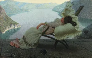 Eternity Prints: Forever, 1906. Creator: Morbelli, Angelo (1853-1919)