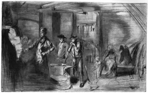 Work Of Art Prints: The Forge, c1860 (1904). Artist: James Abbott McNeill Whistler