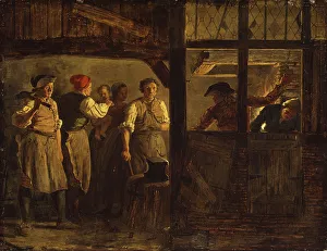 Blacksmiths Shop Gallery: The Forge. Creator: Leonard Defrance
