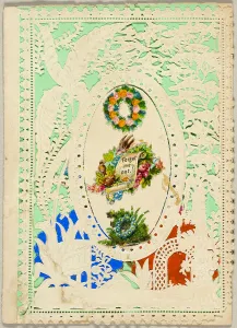 Forget Me Not (valentine), 1850 / 59. Creator: George Meek
