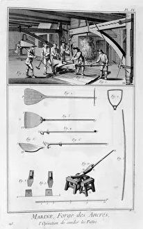 Rudder Prints: Forging an anchor, 1751-1777
