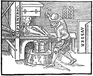 Forging a magnet, 1600