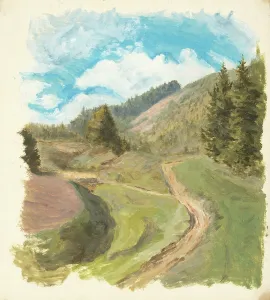 Fork in the road, 1850-1900. Creator: Jan Nowopacky