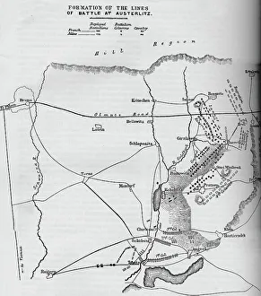Battle Of Austerlitz Collection: Formation of the Lines of Battle of Austerlitz, 1884