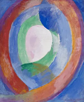 Formes circulaires, lune no. 1. Artist: Delaunay, Robert (1885-1941)