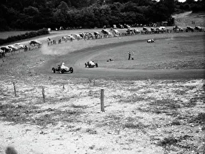 Formula Three Cooper 500cc cars racing at Brands Hatch, Kent, c1950-c1952