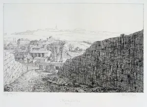 Paul Roux Prints: Fort de Bicetre, Siege of Paris, 1870-1871. Artist: Paul Roux