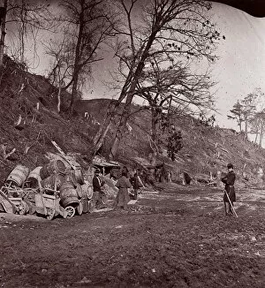 Supplies Gallery: Fort Brady, Virginia, 1861-65. Creator: Andrew Joseph Russell