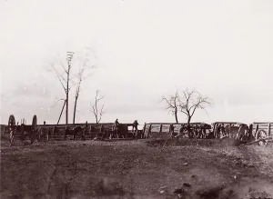 Brady Prints: Fort Brady, Virginia, near Dutch Gap, 1865. Creator: William Frank Browne