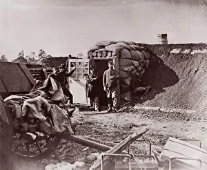 Trench Collection: Fort Burnham, front of Petersburg, 1864. Creator: Tim O Sullivan