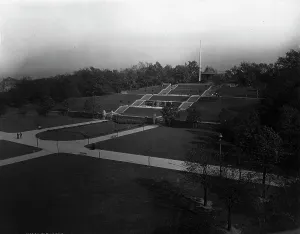 Olmsted Frederick Law Prints: Fort Greene Park, Brooklyn, N.Y. c1904. Creator: Unknown