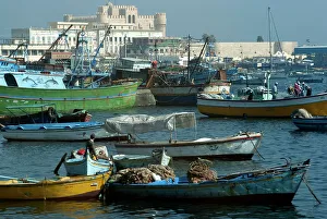 Fort and Harbour, Alexandria, Egypt, 2007. Creator: Ethel Davies