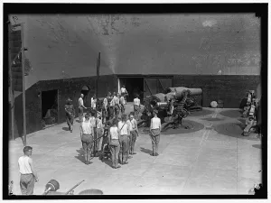 Puttee Prints: Fort interior, between 1913 and 1917