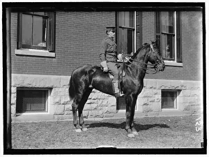 Army Base Prints: Fort Myer, unidentified group of officers on horseback