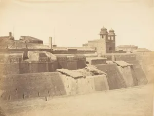 Singh Prints: Fort of Philoor on the Sutlej River, Built by Runjeet Singh, 1858-61