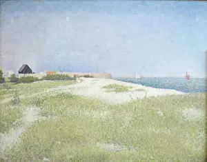Sunny Prints: Fort Samson, Grandcamp, 1885. Creator: Georges-Pierre Seurat