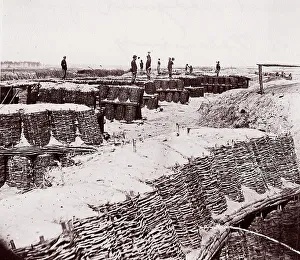 Fort Sedgwick in front of Petersburg, 1864. Creator: Tim O Sullivan