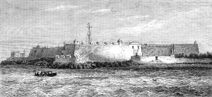 Indian Ocean Prints: Fort St. Sebastian, Mozambique, 1881. Creator: Unknown