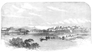 Fort and Town of Alessandria, 1857. Creator: Unknown