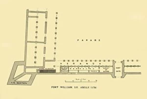 British Government In India Gallery: Fort William, S.E. Angle, 1756, (1925). Creator: Unknown