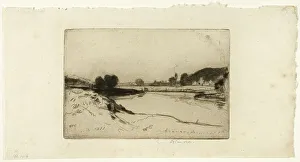 Dy Cameron Prints: The Forth, 1904. Creator: David Young Cameron