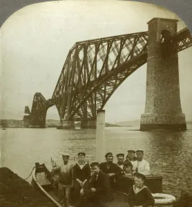 William Arrol Prints: The Forth Bridge, Scotland. Artist: Excelsior Stereoscopic Tours