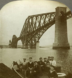 Cantilever Gallery: The Forth Bridge, Scotland.Artist: Excelsior Stereoscopic Tours