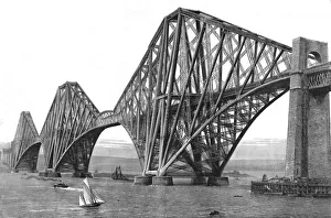 Firth Of Forth Scotland Prints: The Forth Road Bridge; To be opened by H