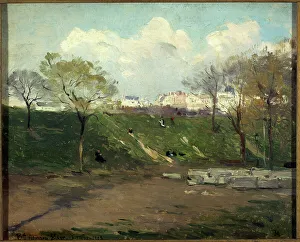 Ditch Prints: Fortifications, boulevard Gouvion-Saint-Cyr, 1902. Creator: Ferdinand Louis Marks