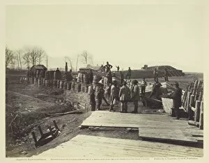 Barnard George Norman Collection: Fortifications at Manassas, March 1862. Creators: Barnard & Gibson, George N