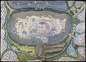 Fortified City of Ranthambhor, ca. 1810-18. Creator: Generation of Bagta (active ca