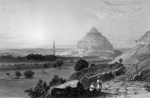 Purser William Prints: The Fortress of Dowlutabad, 1834. Creator: William Purser