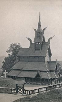 Eaves Gallery: Fortun Timber Church, 1914. Creator: Unknown