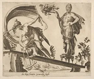 Dirck Volckertsz Coornhert Gallery: When Fortune Is Abundant, the Fall Will Be Deeper from Six Sayings about Fortune, ca