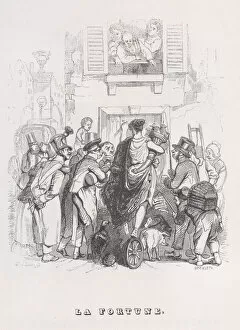 Beranger Pierre Jean De Gallery: Fortune from The Complete Works of Béranger, 1836. Creator: J Constantine Beneworth