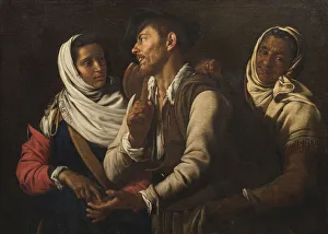 Cartomancy Collection: The Fortune Teller, 1617. Creator: Vouet, Simon (1590-1649)