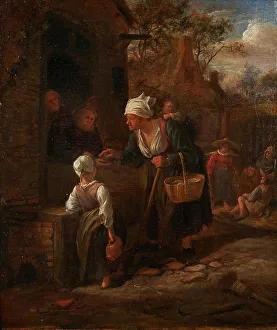 Jan Havickszoon Steen Prints: The Fortune Teller, between 1646 and 1679. Creator: Jan Steen